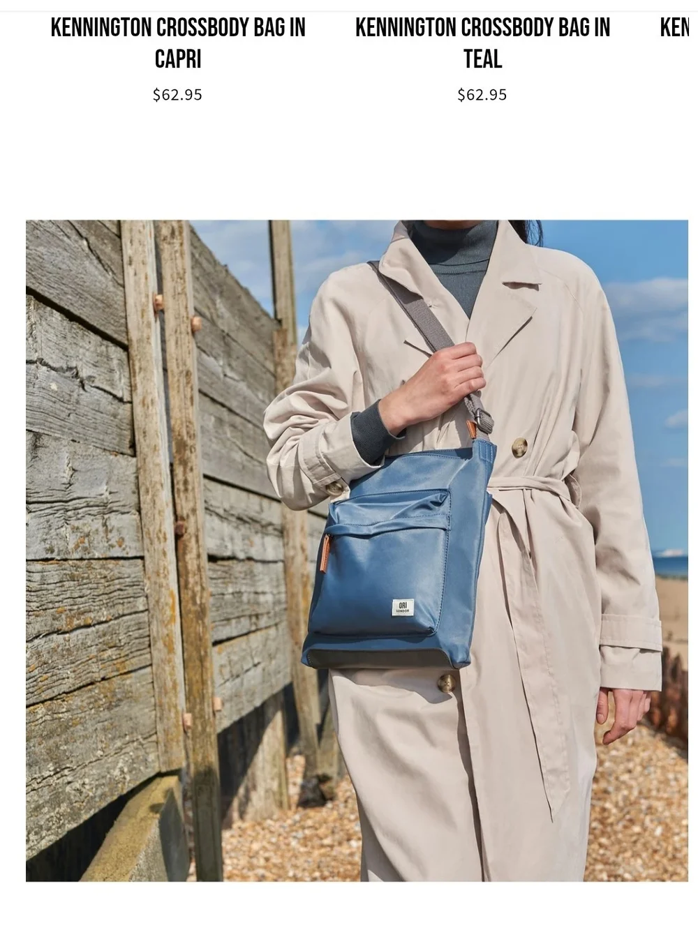 ORI London Kennington Crossbody Bag (Color: Airforce)